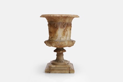 Lot 500 - An alabaster model of the Medici vase