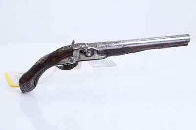 Lot 399 - A Brescian holster percussion pistol