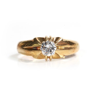 Lot 381 - A gentlemen's 18ct gold signet ring