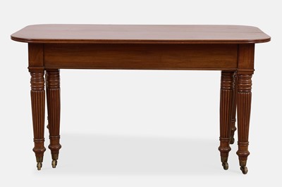 Lot 93 - A George IV 'imperial' action extending mahogany dining table