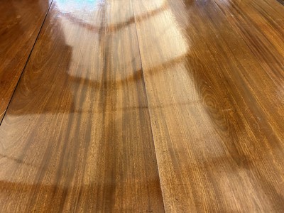 Lot 93 - A George IV 'imperial' action extending mahogany dining table