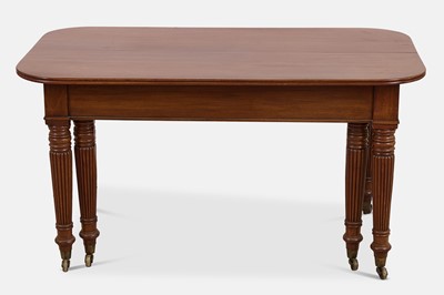 Lot 93 - A George IV 'imperial' action extending mahogany dining table