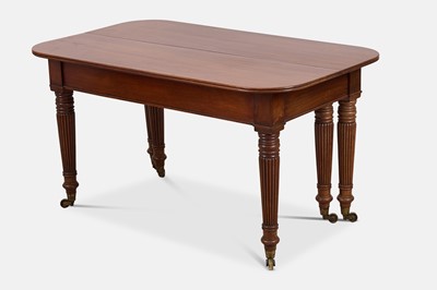 Lot 93 - A George IV 'imperial' action extending mahogany dining table