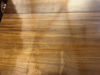 Lot 93 - A George IV 'imperial' action extending mahogany dining table