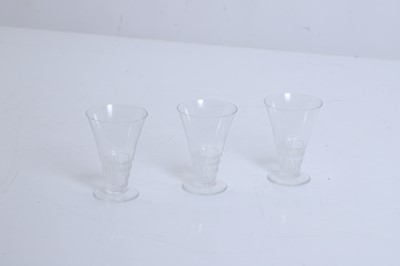 Lot 167 - Three Lalique drinking glasses