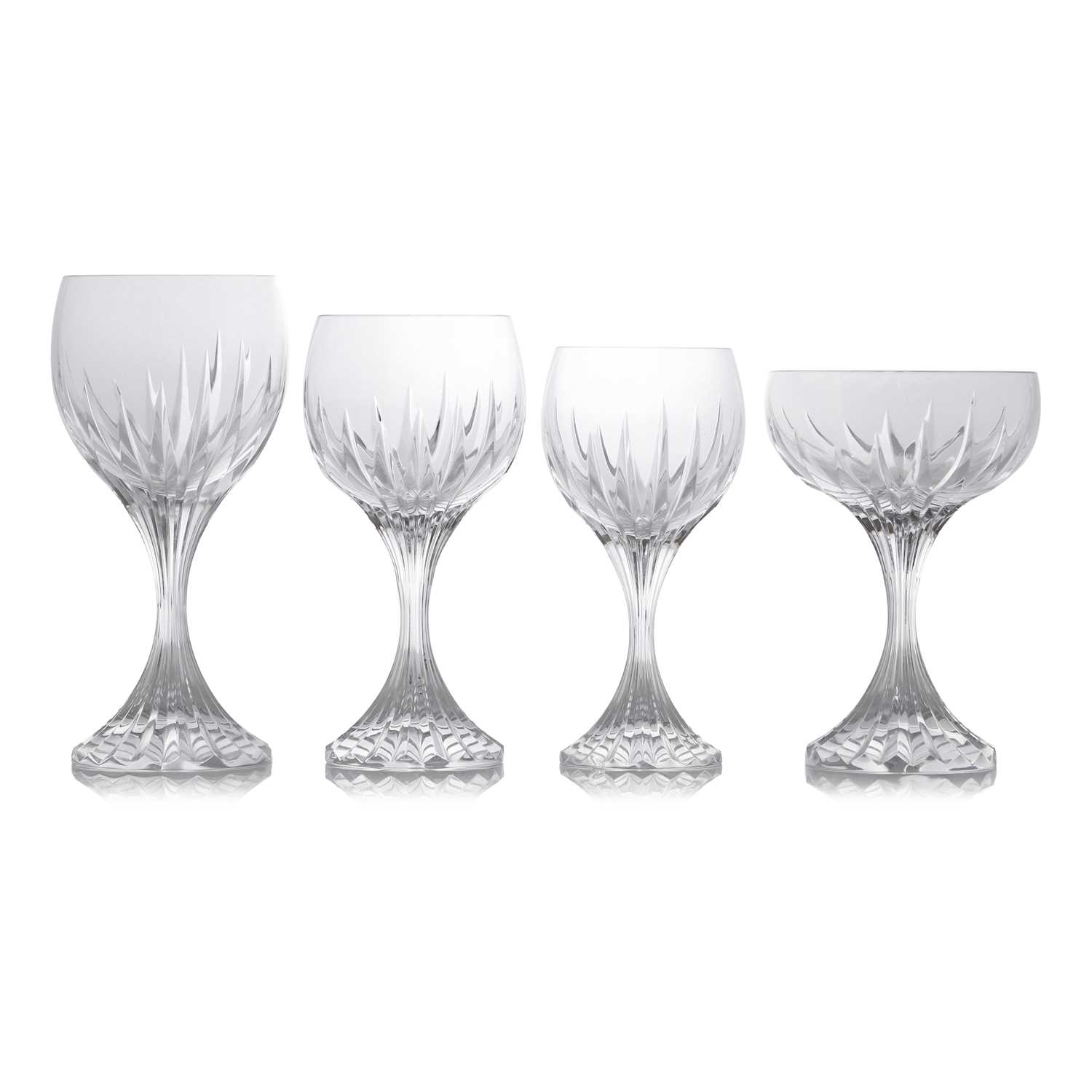 Lot 161 - A Baccarat 'Masséna' cut-glass table service