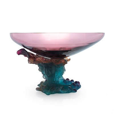 Lot 157 - A Daum pâte-de-verre glass bowl