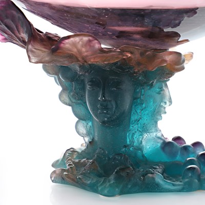 Lot 157 - A Daum pâte-de-verre glass bowl