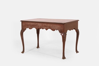 Lot 536 - A George II-style walnut architect's table