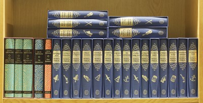 Lot 247 - Folio Society (25 vols.)- O'BRIAN, Patrick: A complete set of all 20 'Aubrey-Maturin' novels