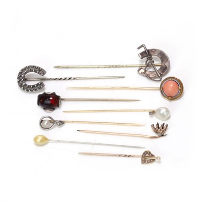 Lot 293 - A small collection of stick pins