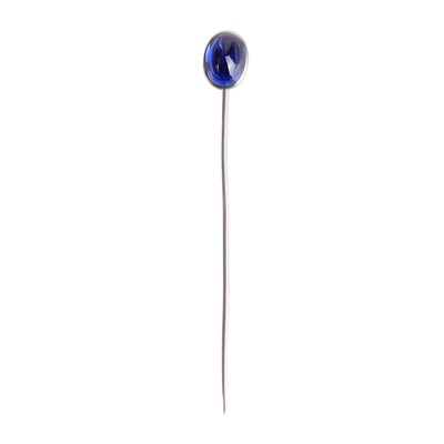 Lot 20 - An unheated sapphire stick pin