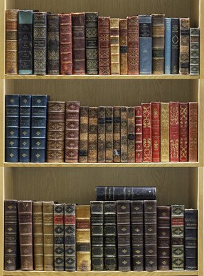 Lot 144 - BINDING: A large quantity, including: Volumes from the Chambers Encyclopaedia