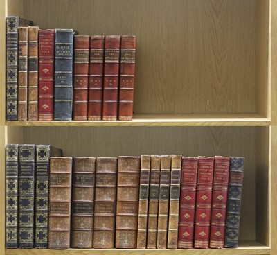 Lot 142 - BINDING: A large quantity, including: Britton’s Architectural Antiquities of Great Britain