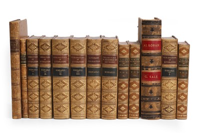 Lot 134 - BINDING: Disraeli, I: The works, in 7 vols: Curiosities of literature