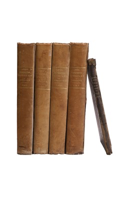 Lot 194 - Lewis's Topographical Dictionary of England in 4 Text volumes only