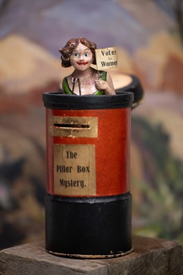 Lot 261 - A rare suffragette letter-box money box