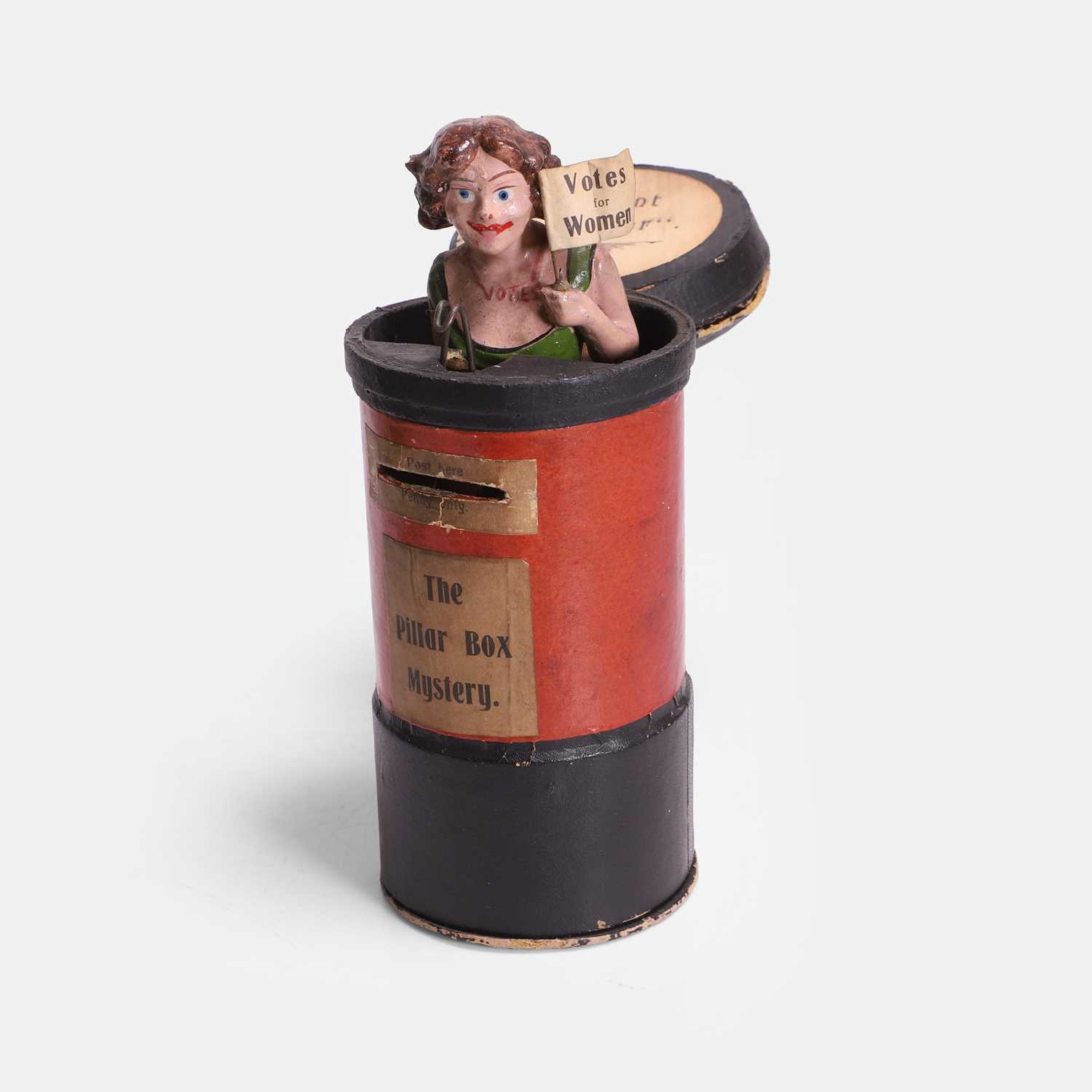Lot 261 - A rare suffragette letter-box money box