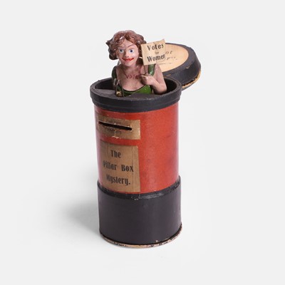 Lot 261 - A rare suffragette letter-box money box