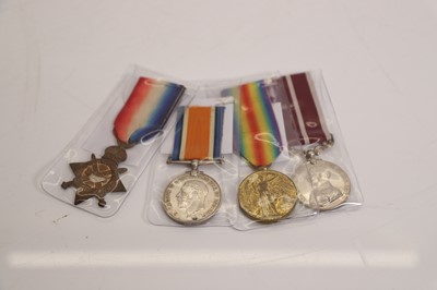 Lot 396A - A group of four First World War Medals