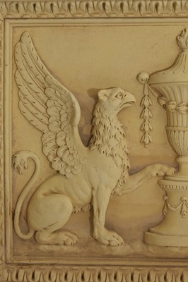 Lot 55 - A composite stone relief plaque after Coade