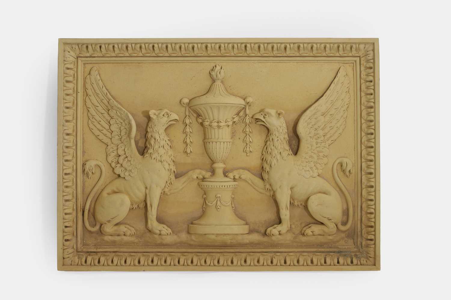 Lot 55 - A composite stone relief plaque after Coade