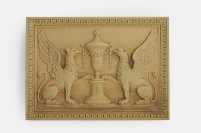Lot 55 - A composite stone relief plaque after Coade