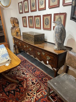 Lot 195 - A George II oak dresser
