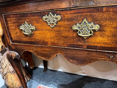 Lot 195 - A George II oak dresser