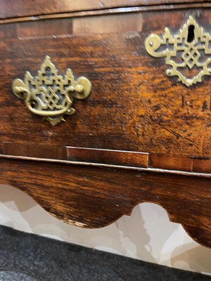 Lot 195 - A George II oak dresser