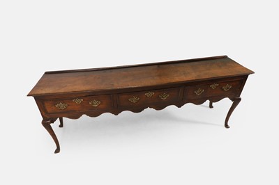 Lot 195 - A George II oak dresser