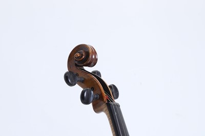 Lot 351 - A cased maple wood violin