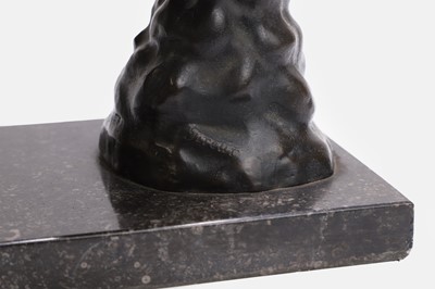 Lot 48 - A patinated bronze figure of the Spinario