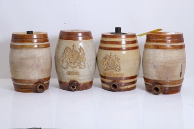 Lot 138 - A group of four novelty liquor barrels