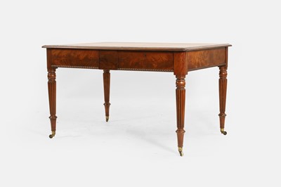 Lot 265 - A George IV mahogany writing table