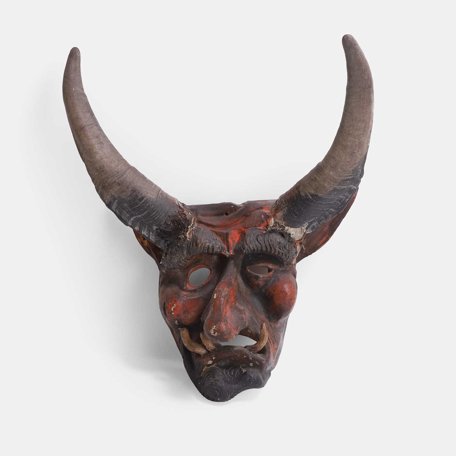 Lot 35 - A Mexican Guanajuato Diablo mask