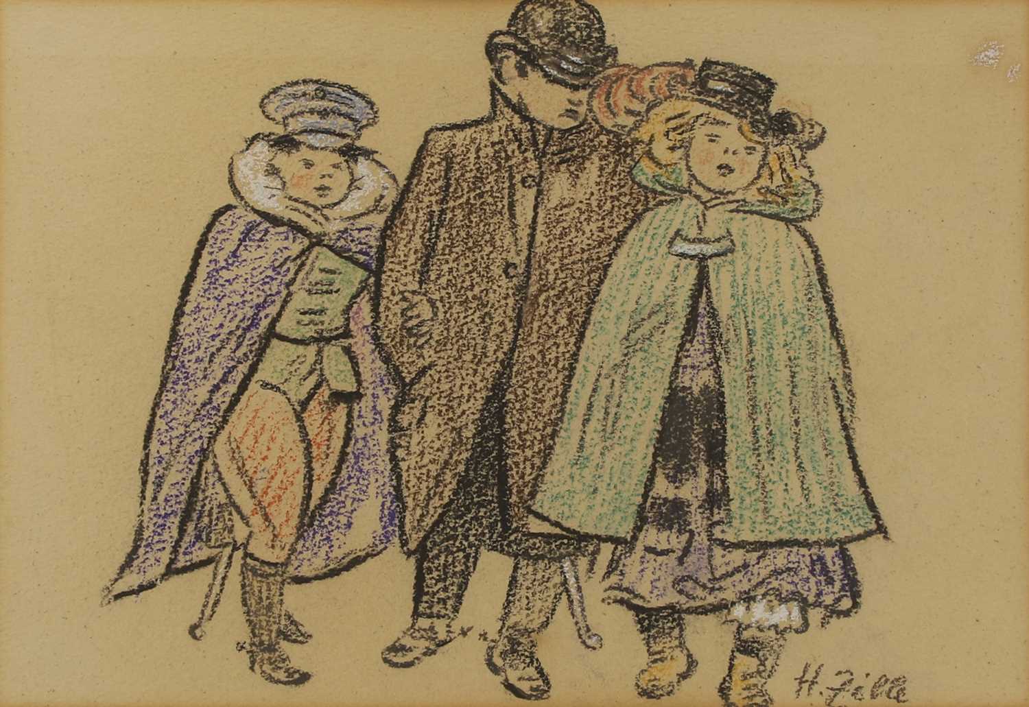 Lot 312 - Heinrich Zille (German, 1858-1929)
