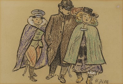 Lot 312 - Heinrich Zille (German, 1858-1929)