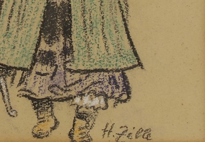 Lot 312 - Heinrich Zille (German, 1858-1929)