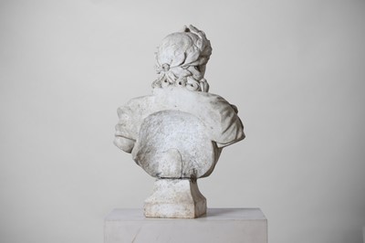 Lot 40 - A marble bust of Apollo