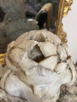 Lot 40 - A marble bust of Apollo