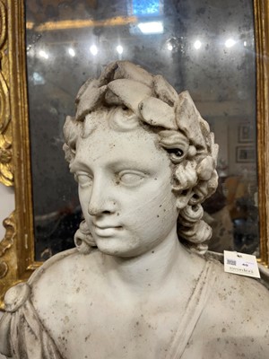 Lot 40 - A marble bust of Apollo