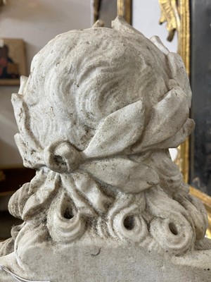 Lot 40 - A marble bust of Apollo