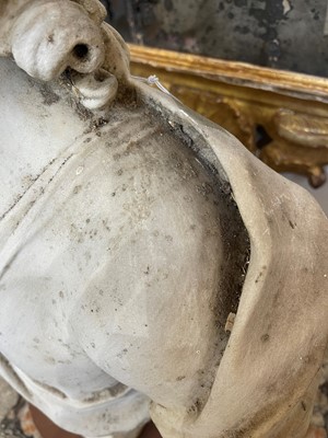 Lot 40 - A marble bust of Apollo