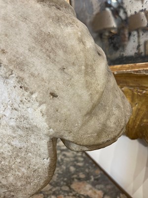 Lot 40 - A marble bust of Apollo