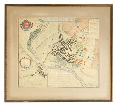 Lot 29 - A Plan of the Town of Blandford with the adjacent Villages of Briantstone & Blandford St. Mary