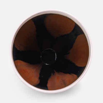 Lot 24 - A Chinese russet-splashed black-glazed bowl