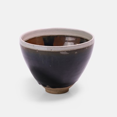 Lot 24 - A Chinese russet-splashed black-glazed bowl