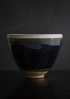 Lot 24 - A Chinese russet-splashed black-glazed bowl
