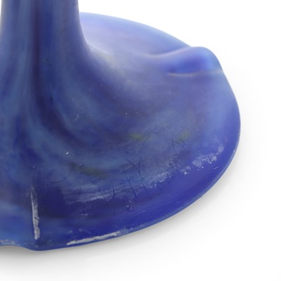 Lot 112 - A Le Verre Français glass lamp